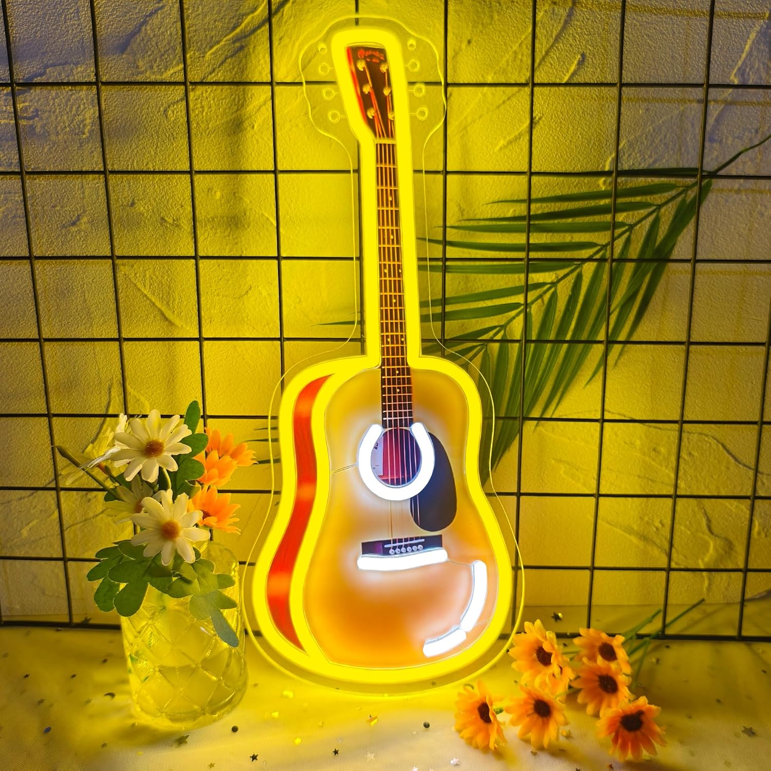 Party Games For Christmas - Letreiro de néon LED para guitarra