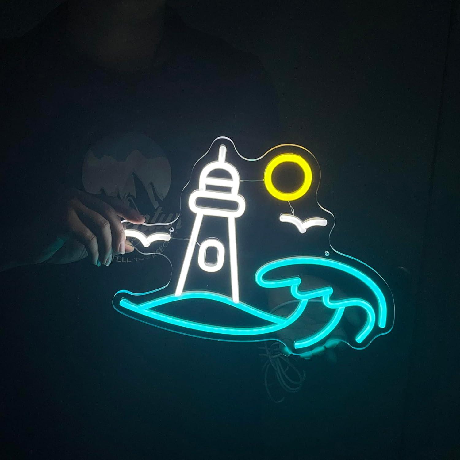 Luz LED Neon de Cena de Farol  - Party Games Night avaliação e preço